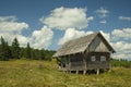 Lonely cottage at Golija mountain Serbia Royalty Free Stock Photo