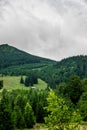 Lonely country house on a mountain Royalty Free Stock Photo