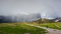 The lonely cyclist and the hill