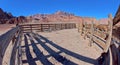 Lonely Dell Ranch Cattle Corral at Glen Canyon AZ Royalty Free Stock Photo