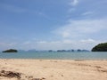 Lonely dream beach at thailand koh yao noi Royalty Free Stock Photo