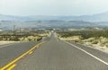 On a lonely highway in Texas Royalty Free Stock Photo