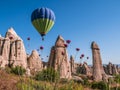 Hot Air Balloon above the Love Valley in Cappadocia, Turkey