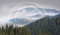 Lonely house in the Carpathians