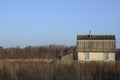 Lonely house in the countryside Royalty Free Stock Photo