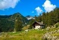 Lonely house in nature Royalty Free Stock Photo