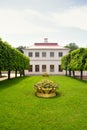 Lonely house in summer park. Petergof, Russia. Royalty Free Stock Photo