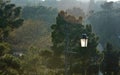 Lonely lamp in sunlight Royalty Free Stock Photo