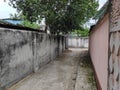 A lonely lane of suburban area of Tripura