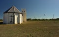 A lonely looking church in a small town in the Karoo of South Africa