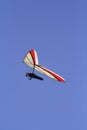 Lonely man flying Royalty Free Stock Photo