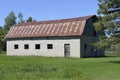 Lonely old barn Royalty Free Stock Photo