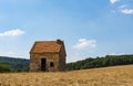 Lonely Shed in France in Summer Royalty Free Stock Photo