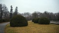 Lonely park in Kittsee, Austria