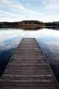 Lonely Pier Royalty Free Stock Photo