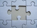 Lonely puzzle Close-up Royalty Free Stock Photo