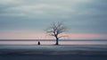 Lonely Redhaired Girl: A Gabriel Isak Inspired Beach Portrait