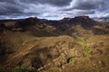 Vulcanic Landscape with Dramatic Clouds