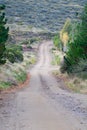 Lonely dirt road from Patagonia Royalty Free Stock Photo