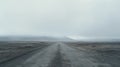 Lonely Road: A Surreal Landscape In Iceland