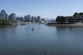 Lonely sailor in False Creek, Vancouver