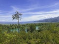 A lonely sentinel of a valley in a national park of Skadar lake