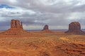 Lonely Sentinels in the Desert Royalty Free Stock Photo