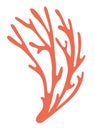 Lonely sprig pink coral logo icon