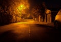 A Lonely Street Royalty Free Stock Photo