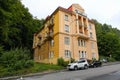 The lonely tenement house by the street