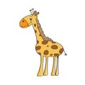 Lonely vector giraffe