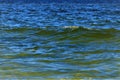 A lonely wave, a view of the endless waters of the ocean