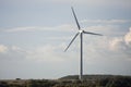 Lonely wind turbine Royalty Free Stock Photo