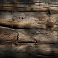 Lonely wood surface, complements rugged concrete wall texture, evoking tactile contrast Royalty Free Stock Photo