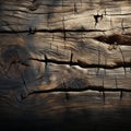 Lonely wood surface, complements rugged concrete wall texture, evoking tactile contrast Royalty Free Stock Photo