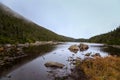 Lonesome Lake in Fall Season