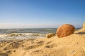 Lonesome, unaffected beach of the Baltic Sea Royalty Free Stock Photo