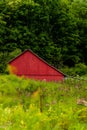 Red Barn - Abandoned Mountain Homestead - Appalachian Mountains - Maryland