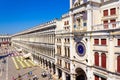 St Mark square historical buildings exterior Venice Italy