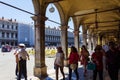 The long arcade Piazza San Marco Venice Italy Royalty Free Stock Photo