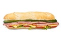 Long Baguette Sandwich Royalty Free Stock Photo