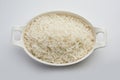 Boiled Indian Basmati rice served in a bowl Royalty Free Stock Photo