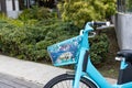 Long Beach Bikeshare bicycle in California Royalty Free Stock Photo