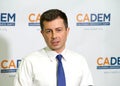 Presidential candidate Pete Buttigieg speaking at the Democratic convention