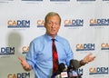 Presidential candidate Tom Steyer speaking at the Democratic convention
