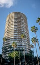 Round Condo Tower in Long Beach Royalty Free Stock Photo