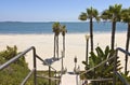 Long Beach california ocean view. Royalty Free Stock Photo