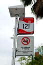 Long Beach, California: Long Beach Transit Bus Stop Royalty Free Stock Photo