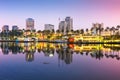 Long Beach, California, USA skyline Royalty Free Stock Photo