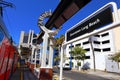 LONG BEACH Los Angeles, California: view of Downtown Long Beach Metro Station, Blue Line Metro Rail from Los Angeles To Long Beach Royalty Free Stock Photo